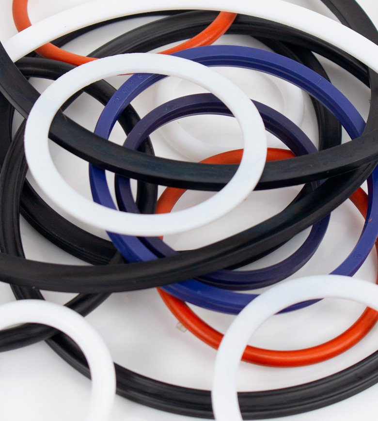 Junta tórica de goma negra tamaño métrico